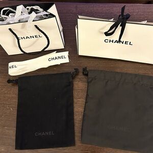 CHANEL Elegant Black and White Set